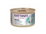 KATTOVIT Feline Diet Nassfutter Katze Gastro Adult Ente 48x85 g