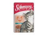 Schmusy Ragout Nassfutter Katze Adult in Sauce Huhn 88x100 g