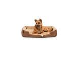 Lionto Hundebett mit Wendekissen braun XL