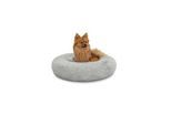 Lionto Donutbett hellgrau L