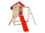 Zwerkules Spielhaus Lolla 2 inkl. Rutsche & Schaukel 352x280x224cm