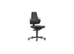 bimos Arbeitsstuhl Nexxit 2 Griff blau Sitzhöhe 450-600 mm Stoff schwarz,mit (9033-6801-3277)