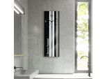Bruno Banani Wanduhr »Stripes auf Glas« analog, 20 cm