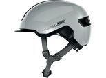 Fahrradhelm ABUS "HUD-Y" Gr. M, grau (race grau), Helme, M Kopfumfang: 54cm - 58cm