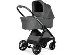 Chicco Kinderwagen , Schwarz , Metall , 55x82x97-106 cm , Sitz umsetzbar, Einhand-Faltmechanismus , Baby on Tour, Kinderwagen, Kombikinderwagen