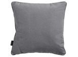Zierkissen , Grau , Textil , Füllung: Schaumstoff , quadratisch , 60x60 cm , pflegeleicht, hochwertige Qualität, formstabil, langlebig , Gartenmöbel, Gartenpolster & Auflagen, Gartenkissen