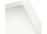 Spannbettlaken CINDERELLA "Sundays Satin für 25 cm Höhe", weiss (ivory), B:90cm L:200cm, Satin, Obermaterial: 100% Baumwolle, Bettlaken, Spannbettlaken, mit Rundumgummizug