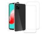 Hülle Galaxy A32 5G und 2 schutzfolien - TPU - Transparent