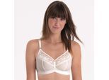 Soft-BH ROSA FAIA "Sita", Damen, Gr. 75, Cup D, crystal, Obermaterial: 76% Polyamid, 24% Elasthan, BHs Soft-BH, verstellbare Träger, transparente Blende, mit Spitze, feminin