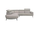 Novel Ecksofa , Sandfarben , Textil , Ottomane links, L-Form , 299x264 cm , Typenauswahl, Lederauswahl, Stoffauswahl, seitenverkehrt erhältlich, Hocker erhältlich, Rücken echt , Wohnzimmer, Sofas & Couches, Wohnlandschaften, Ecksofas