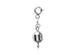 Collierkettchen VIVANCE "925/- Sterling Silber rhodiniert", weiß, Halsketten, Damen, 2,5cm, Silber 925 (Sterlingsilber), L: 2,5 B: 7mm, B:7mm