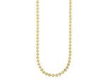 Kette ohne Anhänger FIRETTI "Schmuck, Geschenk, Kette gelbgoldfarben vergoldet Herzkettengliederung", gelbgoldfarben, Halsketten, Damen, Silber 925 (Sterlingsilber), L: 46 B: 3,3mm, B:3,3mm