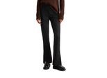 Jerseyhose MARC O'POLO "mit breitem Bund", Damen, Gr. XXL, Normalgrößen, schwarz, Sweatware, Obermaterial: 71% Viskose, 24% Polyamid, 5% Elasthan, unifarben, slim fit, Hosen Jerseyhose