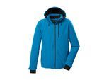 Skijacke KILLTEC "KSW 24 MN SKI JCKT", Herren, Gr. M, blau (sky), Obermaterial: 100% Polyester;Futter: 100% Polyester;Füllung: 100% Polyester, Jacken Skijacke, Atmungsaktive, wasser- u. winddichte Funktionsjacke, abnehmbare Kapuze