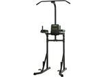 Kraftstation , Schwarz , Holz, Metall, Kunststoff , 104x215x120 cm , Freizeit & Co, Sport & Fitness, Krafttraining