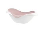 Beaba Babybadewanne , Weiß, Altrosa , Kunststoff , 82x55x29 cm , nachwachsender Rohstoff , Pflegen, Baden, Babybadewannen