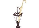 Schirmständer AMBIENTE HAUS "Antik III", braun, B:30cm H:70cm T:30cm, Metall, Regenschirmständer, Schirmständer