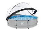 Exit Toys Pool-Set , Grau , Kunststoff , 250 cm , Freizeit & Co, Pools & Wasserspaß, Pools