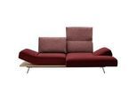 Koinor Ecksofa , Rot , Holz, Textil , Wildeiche , furniert , Ottomane rechts, L-Form , 240x132 cm , Goldenes M, Made in Germany, Dgm , Typenauswahl, Fußauswahl, Lederauswahl, Stoffauswahl, seitenverkehrt erhältlich, Hocker erhältlich , Wohnzimmer, Sofas & Couches, Wohnlandschaften, Ecksofas