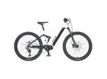 E-Bike PROPHETE "DICE 5.0" Gr. 48, weiß (weiß, schwarz), Elektrofahrräder, Kinder, 48cm, 27,5 Zoll (69,85cm), Pedelec, Elektrofahrrad für Damen u. Herren, MTB