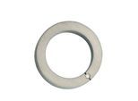 Runder Anhänger JOBO "Titananhänger Ring Kreis 28 mm", silber (titanfarben), Schmuckanhänger, Damen, SI = kleine Einschlüsse, Diamanten Titan, Diamanten, Titan, aus Titan matt mit Diamant