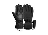 Skihandschuhe REUSCH "Mesa R-TEX XT", Damen, Gr. 8,5, schwarz, 41% Polyester, 27% Wolle, 15% Ziegenleder, 14% Polyamid, 3% Elasthan, mehrfarbig, Handschuhe, mit wasser- und winddichter R-TEX XT-Membran