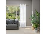 Vorhang NEUTEX FOR YOU "Allure", weiss (reinweiß), B:140cm H:240cm, Jacquard, Polyester, Gardinen, Vorhang, Ösenschal mit Metallösen, Breite 140 cm, nach Mass