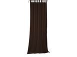 Vorhang WIRTH "Newbury", braun, B:130cm H:405cm, Baumwolle, Polyester, Gardinen, Vorhang, nach Mass