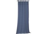 Vorhang WIRTH "Wiessee", blau, B:150cm H:395cm, Baumwolle, Leinen, Modal, Gardinen, Vorhang, nach Mass