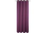 Vorhang WIRTH "Newbury", lila (beere), B:130cm H:255cm, Baumwolle, Polyester, Gardinen, Vorhang, nach Mass