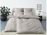 Bettwäsche "Anisa in Gr. 135x200, 155x220 cm oder 200x200", grau (hellgrau), B/L: 200cm x 200cm, 1 Stk., 2 Stk., Renforcé, B/L: 80cm x 80cm & 80cm x 80cm, 3 Stk., Renforcé, Obermaterial: 100% Baumwolle, LEGER HOME BY LENA GERCKE, Bettwäsche, Bettwäsche, Bettwäsche aus Baumwolle, unifarbene Bettwäsche mit Reissverschluss