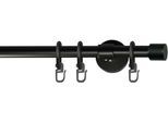 GARESA Gardinenstange »RUSTIKA« Ø 16 mm 1 läufig-läufig Wunschmasslänge rustikale Vorhanggarnitur, verlängerbar, m. Ringe, Endkappe