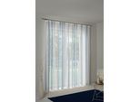 Vorhang WIRTH "TARA" Gr. 5, blau, B:300cm H:145cm, Polyester, Gardinen, Vorhang, Store