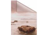 LICHTBLICK ORIGINAL Fensterfolie "Stone" 1 Stk. blickdicht strukturiert Klebepunkte selbstklebend, Sichtschutz
