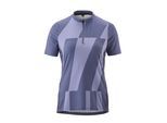 Gonso Radtrikot "Adventure Jersey Halfzip W", Damen Fahrradtrikot kurzarm, Rückentasche mit RV, Quick-Dry, Slim Fit