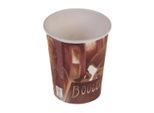 Coffee-to-go-Becher "Büromaterial Boulevard 200 ml, 1000 Stück, Braun" Material: Polyethylen (PE), Karton