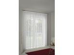 Vorhang WIRTH "Hanna mit Faltenband" Gr. 19, weiss (weiß), B:600cm H:245cm, Voile, Polyester, Gardinen, Vorhang, Store