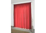 Vorhang WIRTH "NEUFAHRN" Gr. 1, rot, B:135cm H:145cm, Jacquard, Polyacryl, Polyester, Gardinen, Vorhang