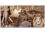 Artland Wandbild »Afrika« Wildtiere 1 Stk. tlg. als Alubild, Outdoorbild, Leinwandbild, Poster, Wandaufkleber