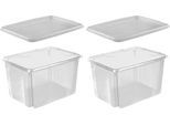 keeeper Aufbewahrungsbox "emil" 45 L, mit Deckel, hochwertiger Kunststoff