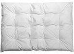Daunenbettdecke BILLERBECK "Kinder-Daunen-Duvet, Billerbeck, »Carmen Puntina Warm«", weiss (weiß), B:100cm L:135cm, Obermaterial: 100% Baumwolle, Bettdecken, Daunenbettdecke