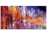Glasbild ARTLAND "Stadtansicht II", bunt (farbe bild(er): bunt), B:100cm H:50cm, Bilder, Glasbild, in verschiedenen Grössen