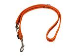 Hundeleine "180 cm, 20 mm, Schwarz/Orange"