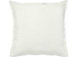 Kissenbezüge CINDERELLA "Sundays", weiss (ivory), B:80cm L:80cm, Baumwolle, Obermaterial: 100% Baumwolle, Kissenbezüge, Kissenbezüge, mit Stehsaum