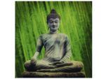 Glasbild ARTLAND "Buddha", grün (farbe bild(er): grün), B:50cm H:50cm, Bilder, Glasbild, in verschiedenen Grössen