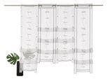 Weckbrodt Scheibengardine "Selina" Stangendurchzug 1 Stk. tlg. Hochraff, Gardine, Voile, echte Stickerei, transparent, Store