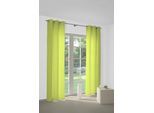 Vorhang WIRTH "WirthNatur" Gr. 4, grün, B:127cm H:245cm, Baumwolle, Gardinen, Vorhang, 1-lagig