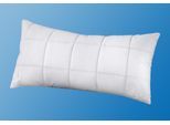 Kunstfaserkopfkissen FAN "Greenfirst", weiss (weiß), B:40cm L:80cm, Bezug: 100% Baumwolle. Füllung: 100% Polyester, Kopfkissen, Kunstfaserkopfkissen