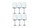 SCHOTT-ZWIESEL Rotweinglas "Schott Zwiesel Rotweinglas Sensa 66" 6 teilig