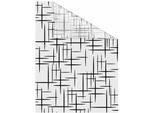 Fensterfolie LICHTBLICK ORIGINAL "Stars Schwarz" Gr. 3, schwarz (schwarz, weiß), B:100cm L:100cm, PVC, Fensterfolien, Fensterfolie, selbstklebend, Sichtschutz